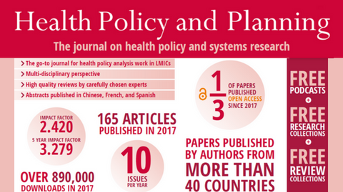 Health Policy and Planning Infographic
