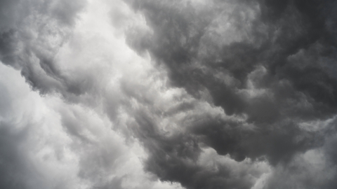 grey clouds