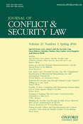 Journal of Conflict and Security Law