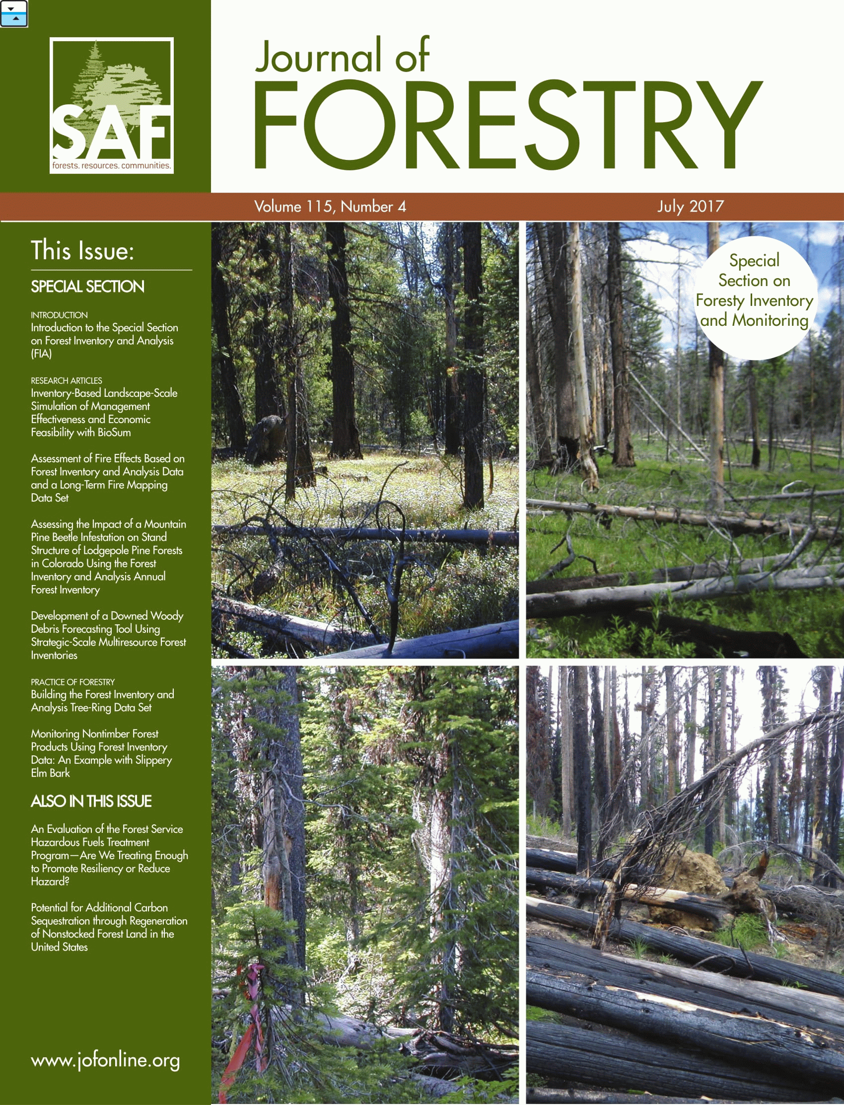 Western Journal of Applied Forestry | Oxford Academic