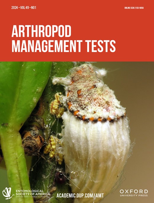 Arthropod Management Tests Cover Image for Volume 49, Issue 1