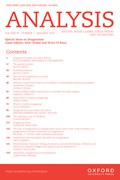 Analysis Cover Image