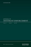 Journal of Antitrust Enforcement Cover Image