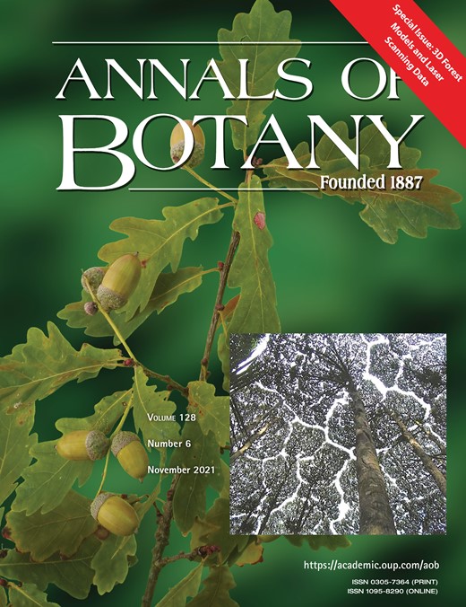 Annals of Botany Cover Image for Volume 128, Issue 6