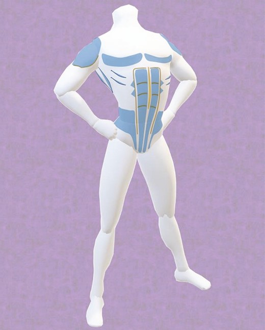 High-definition liposculpting (blue, debulking; yellow, superficial fat liposculpting).