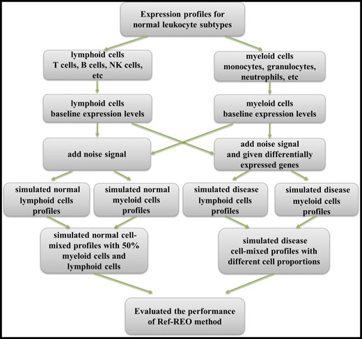 The flow chart of simulation experiment.