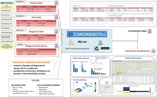Functional overview of Comorbidity4j