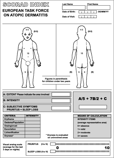Practical issues on interpretation of scoring atopic dermatitis: the ...