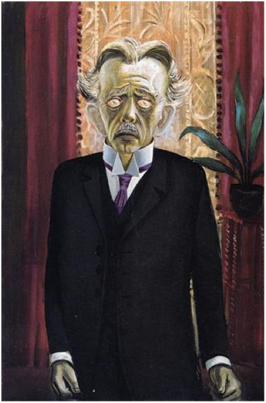 Portrait of Dr Heinrich Stadelmann, 1922, by Otto Dix. © DACS 2015. Heinrich Stadelmann was a German psychiatrist, specializing in hypnotherapy. The portrait was painted while Dix was working on his etchings depicting the horrors of World War I.