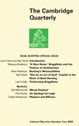 The Cambridge Quarterly Cover Image