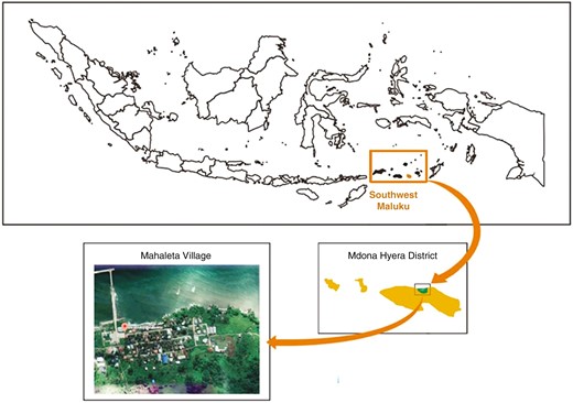 Location of Mahaleta Village