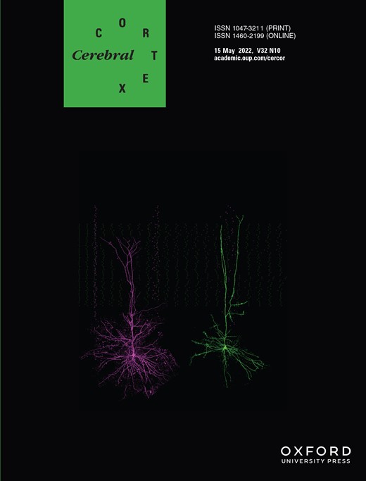 Volume 32 Issue 10 | Cerebral Cortex | Oxford Academic