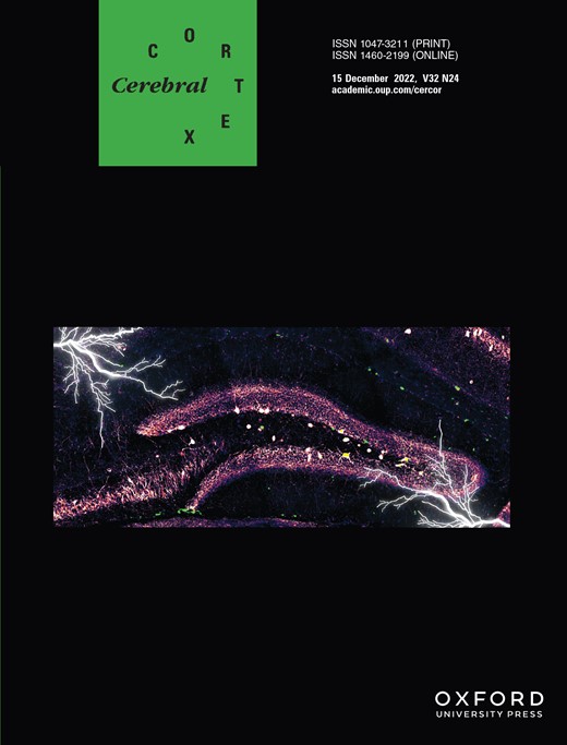 Volume 32 Issue 24 | Cerebral Cortex | Oxford Academic