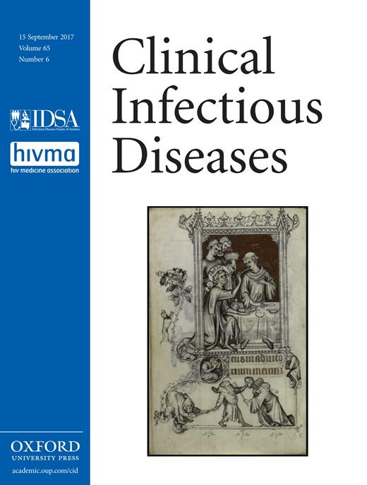 Clinical Infectious Diseases Cover Image for Volume 65, Issue 6
