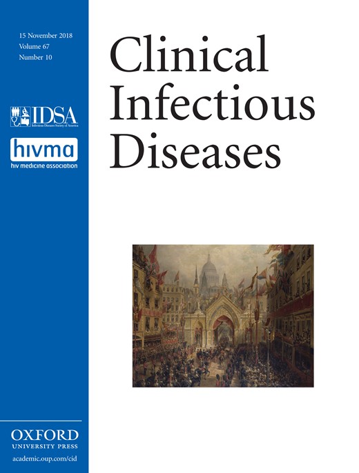 Clinical Infectious Diseases Cover Image for Volume 67, Issue 10