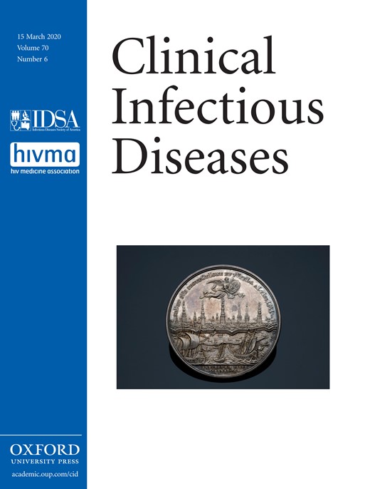 Clinical Infectious Diseases Cover Image for Volume 70, Issue 6