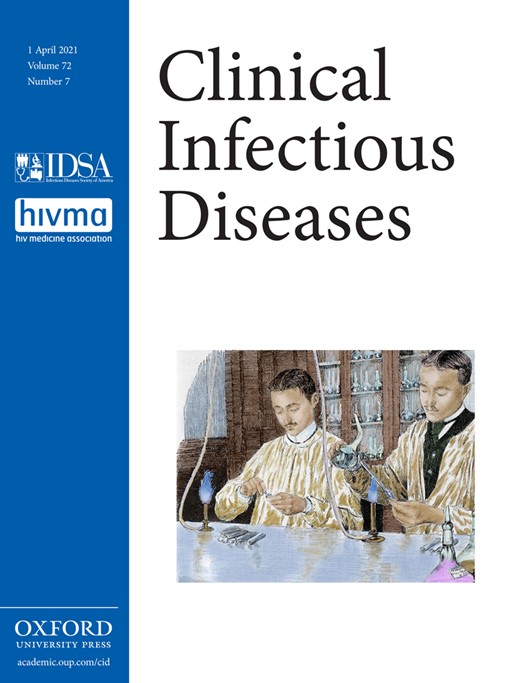 Clinical Infectious Diseases Cover Image for Volume 72, Issue 7