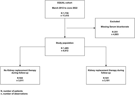 Flowchart of the study population.