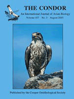 The Condor: Ornithological Applications Cover Image for Volume 107, Issue 3