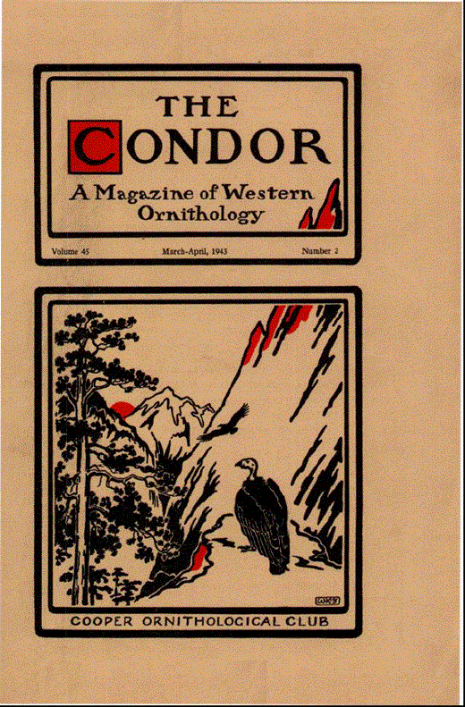 The Condor: Ornithological Applications Cover Image for Volume 45, Issue 2