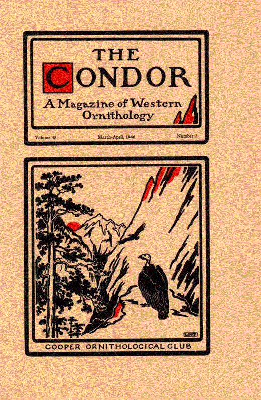 The Condor: Ornithological Applications Cover Image for Volume 48, Issue 2