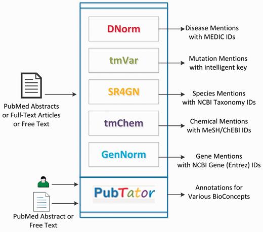 Visual summary of our text-mining toolkit.