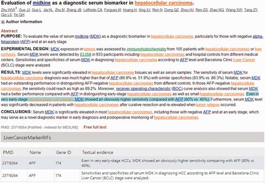 The curated table for non-logon users.