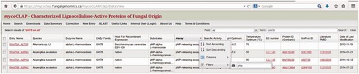 Filtered view in mycoCLAP.