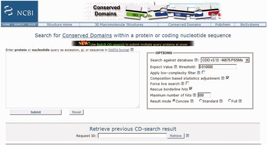 The public CD-Search (release 3 October 2014) now supports the ‘rescue’ of borderline-scoring domain hits based on well-supported DA, for live searches.