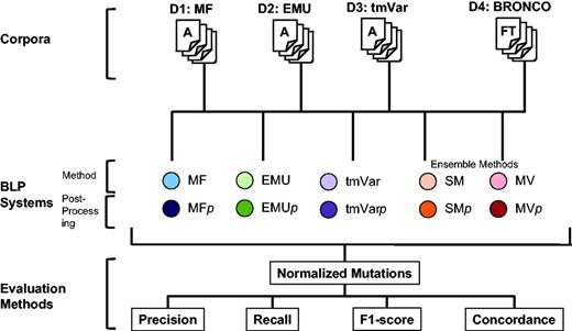  Workflow for assessing the performance of MF, EMU and tmVar in this study.