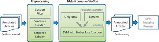 Score assigning process for each submission from PPI/GI tasks.
