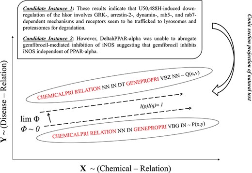 Polynomial-based spatial projection of text.