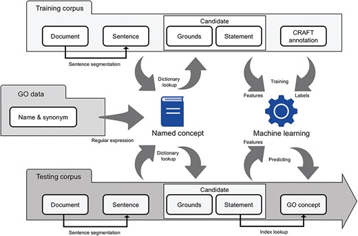 NCGOCR combined dictionary-matching and machine-learning algorithms with named concept.