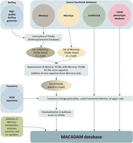 MACADAM building workflow.
