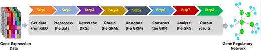 Figure 1. Time-course gene expression analytic pipeline.