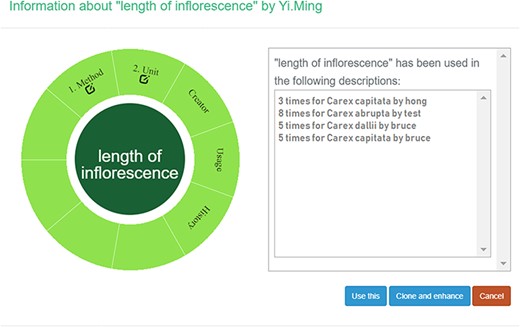 Character usage information in Measurement Recorder.