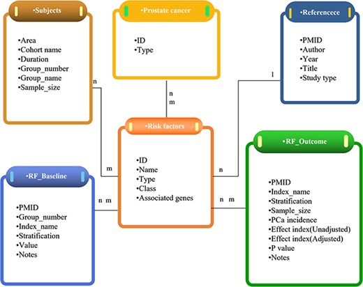 Overview of the structure of PCaLiStDB.