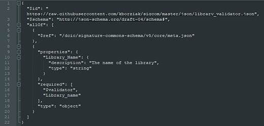 Example JSON format file used for interface with ReMeDy API.