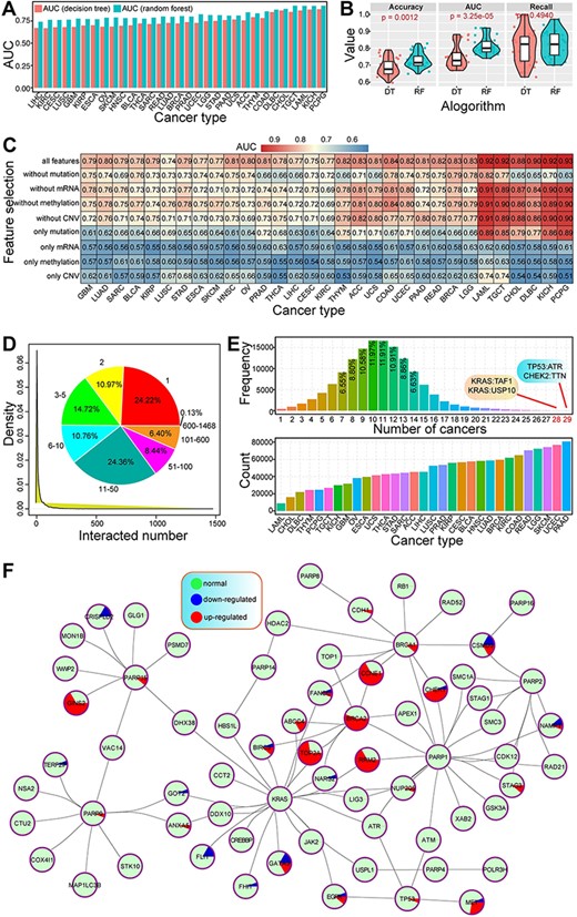 Primary analysis of predicted cancer-specific synthetic lethal interactions.