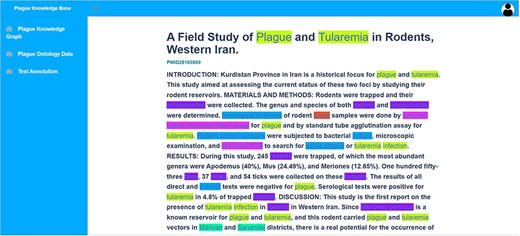 Text automatic annotation module.
