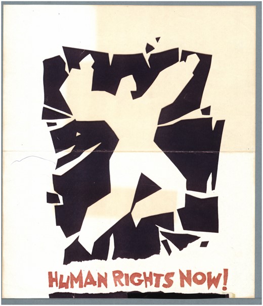 Poster from the “Human Rights Now!” concert series, 1988, Amnesty International Poster Collection - COLL00146.57, IISH (Amsterdam), International Institute of Social History, Amsterdam, © Amnesty International.