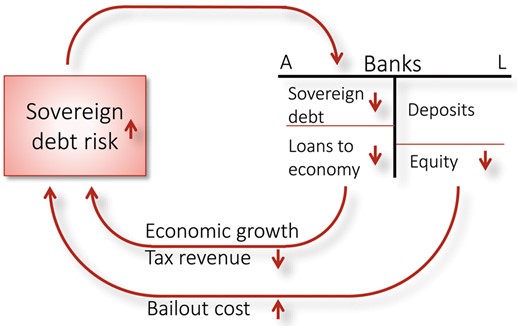 The sovereign-bank diabolic loop