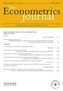 The Econometrics Journal Cover Image
