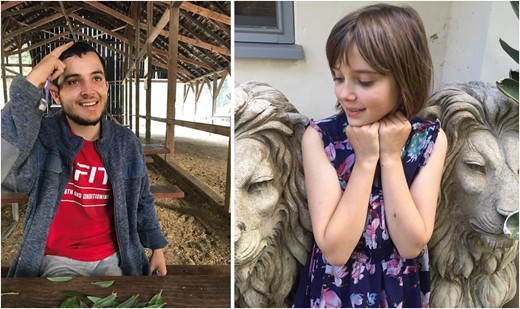 The author's children with idiopathic nonverbal autism, Jonathan and Sophie.