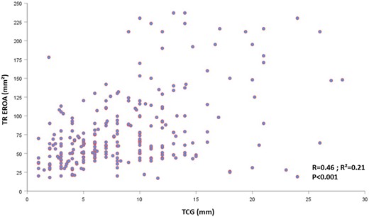 Correlation between EROA and TCG