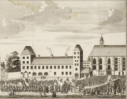 The Procession: Georgi, Wittenbergische Jubel-Geschichte (1756), pp. 49–50. Image by permission of SLUB Dresden, http://digital.slub-dresden.de/id427022533/80 (CC-BY-SA 4.0).