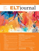 ELT Journal Cover Image