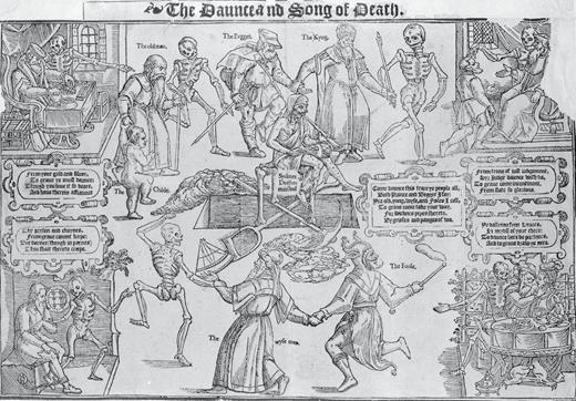 The Dance and Song of Death (1569) (© The British Library Board, Huth.50.(32))