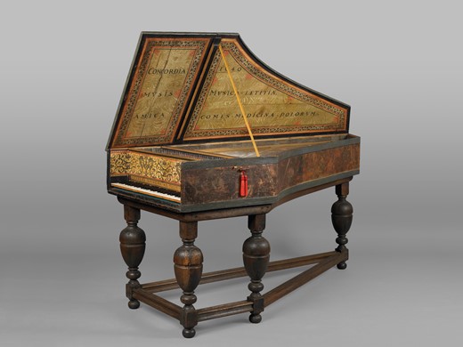 Harpsichord by Andreas Ruckers the Elder (Antwerp, 1640; O’Brien 1640a ar); The Belle Skinner Collection, acc. no. 4878.1960 (courtesy of the Yale University Collection of Musical Instruments, New Haven, Connecticut; photo credit: Christopher Gardner)
