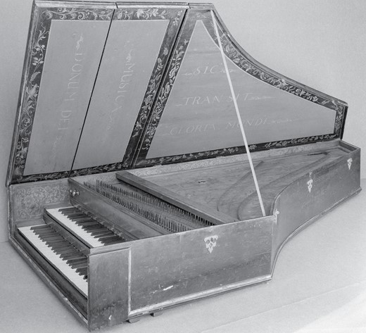 Harpsichord by Andreas Ruckers the Elder (Antwerp, 1631 or 1651; O’Brien 1651b ar); V&A, 1079–1868 (© Victoria and Albert Museum, London)